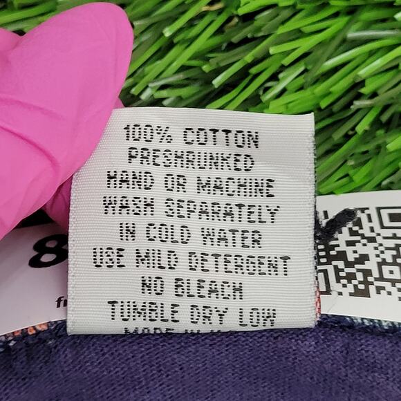 Vintage 90s MOD Shirt Womens XL 23x26 Arm-Band Sun-Faded USA - Picture 6 of 11